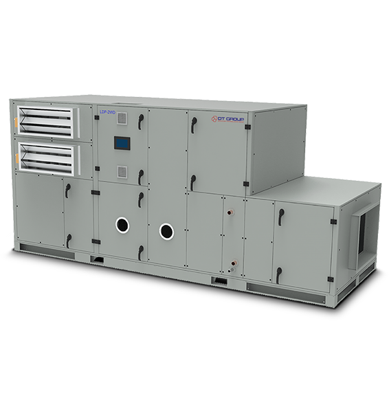 LDP‑2DW dual‑rotor dehumidifier for lithium‑ion battery dry rooms | Vision Air Conditioning Canada USA