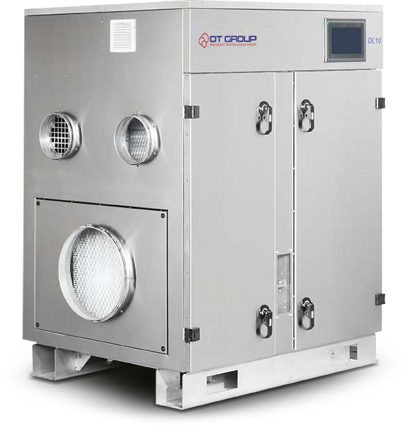 Vision Air Quality Systems is a Supplier in Canada and the USA for the Desiccant Dehumidifier DL10